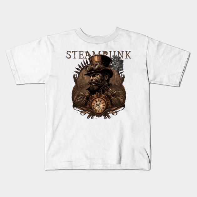 The Steampunk Top Hat Owner Kids T-Shirt by Abili-Tees